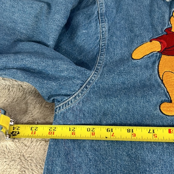 Vintage 90s Winnie the Pooh your denim button down shirt size large - Picture 7 of 8